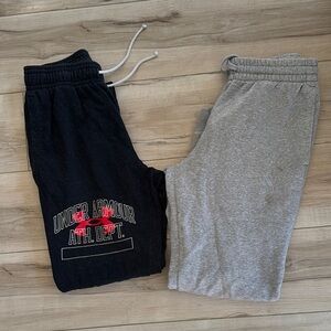 Under Armour and Adidas Kids Jogger Pants Set - Black and Gray